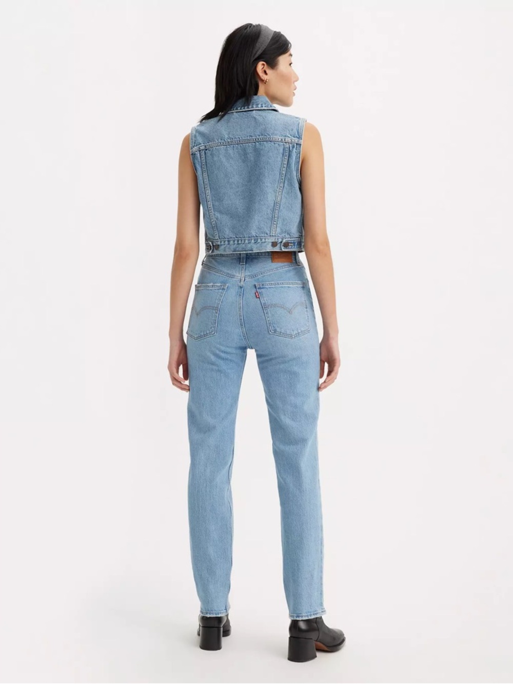 Levi’s 70s High Slim Straight Jeans Light Wash W25 Vintage Fit NEW Condition - Picture 9 of 13